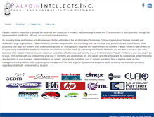 Tablet Screenshot of paladinintellects.com